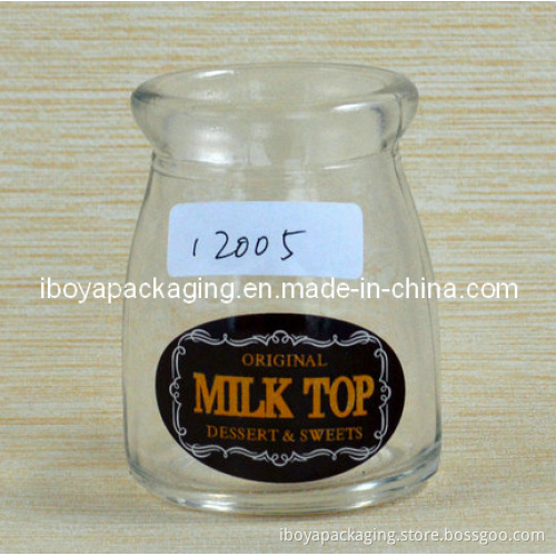 Glass Milk/Pudding Bottle (PN: 12005)
